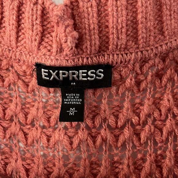 Express Long Sleeve Knit Top Size M - Picture 3 of 5